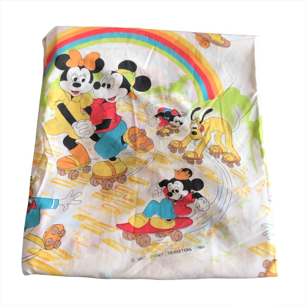 Vintage 1980 Disney Twin Sheet